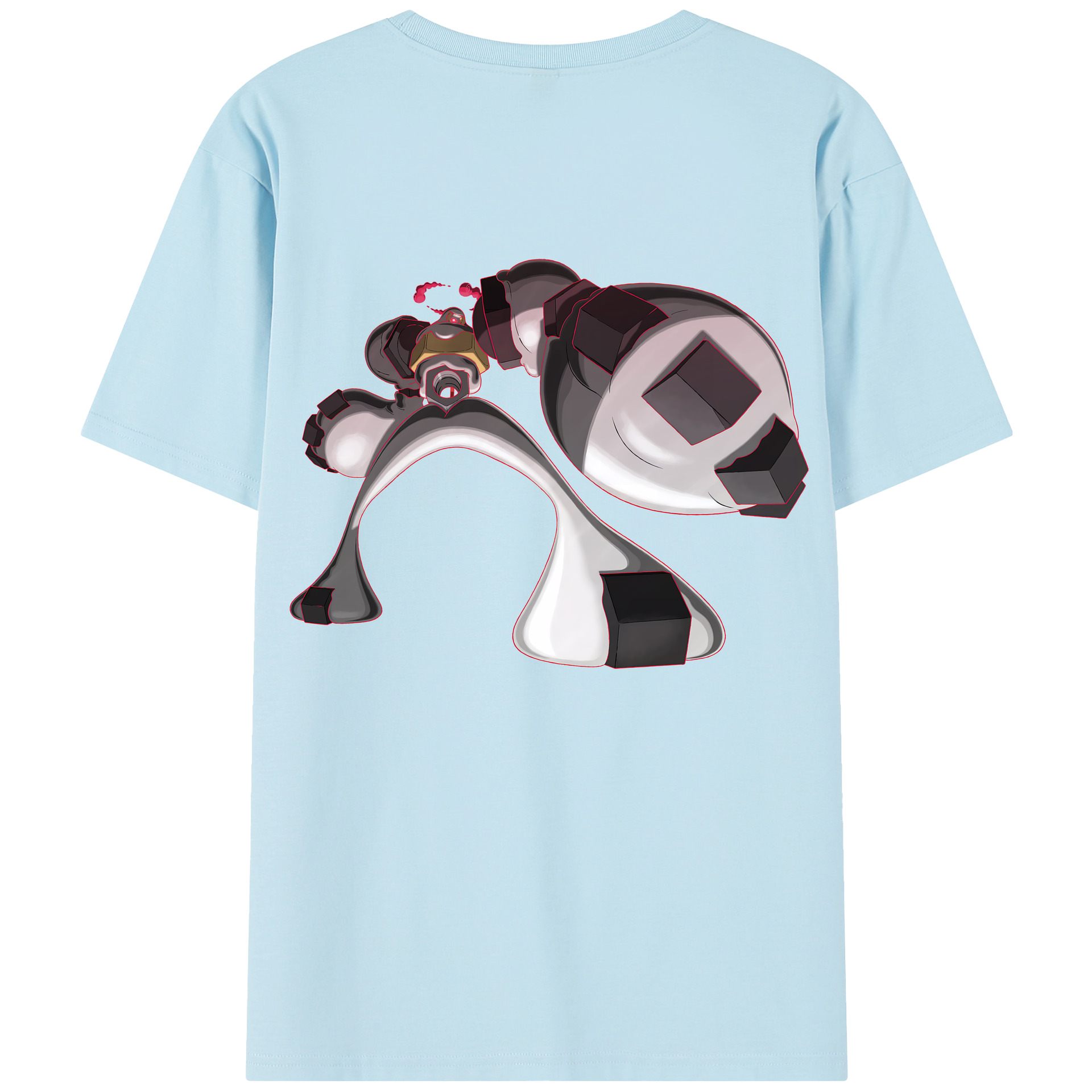 （画像用） ポケットモンスター Pokémon 綿100％半袖Tシャツ（背面プリント）